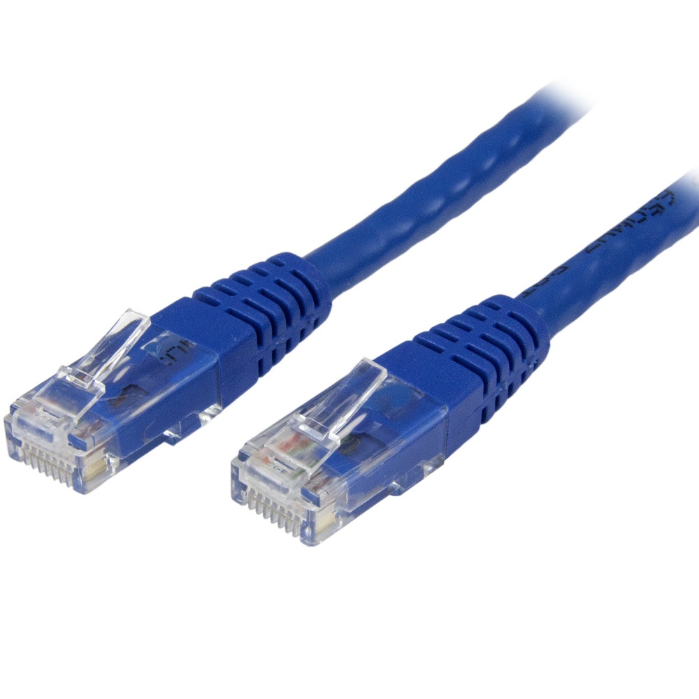 StarTech.com Cable Patch Cat6 UTP Moldeado RJ-45 Macho - RJ-45 Macho, 3 Metros, Azul 