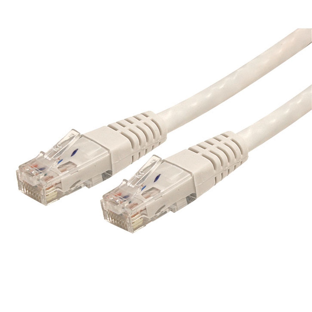 StarTech.com Cable Patch Cat6 UTP Moldeado RJ-45 Macho - RJ-45 Macho, 91cm, Blanco