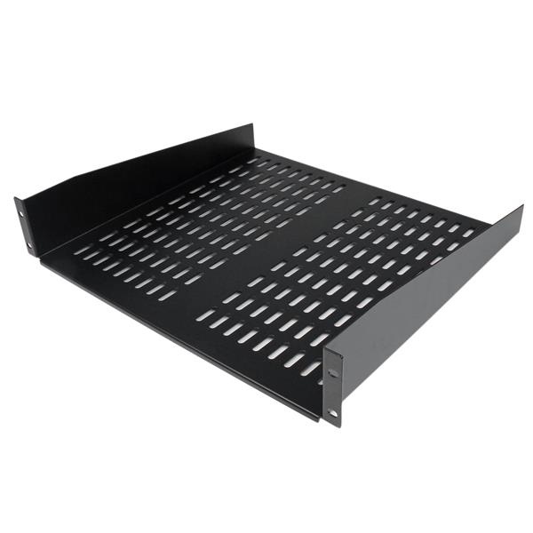 Startech.com Charola Fija Cantilever Ventilada para Gabinete Rack 2U, 16'', hasta 22kg