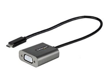 StarTech.com Adaptador USB C Macho - VGA Hembra, Negro