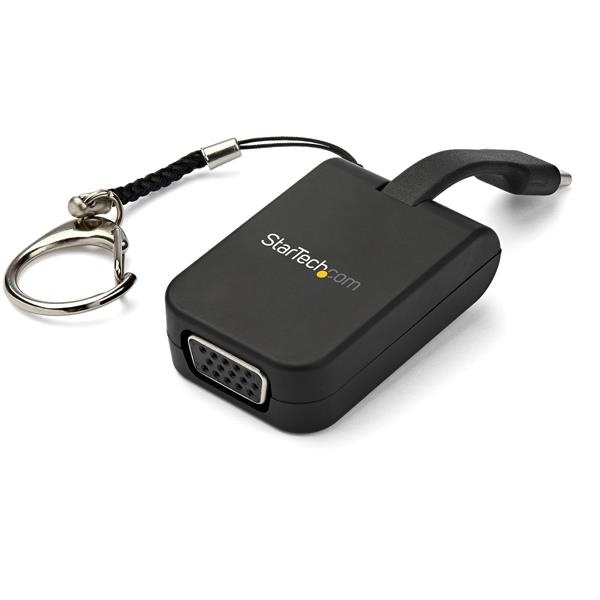 StarTech.com Adaptador Portátil USB C Macho - VGA Hembra, Negro