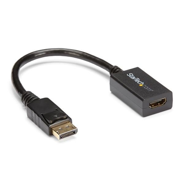 StarTech.com Adaptador DisplayPort 1.2 Macho - HDMI Hembra, 1080p, Negro