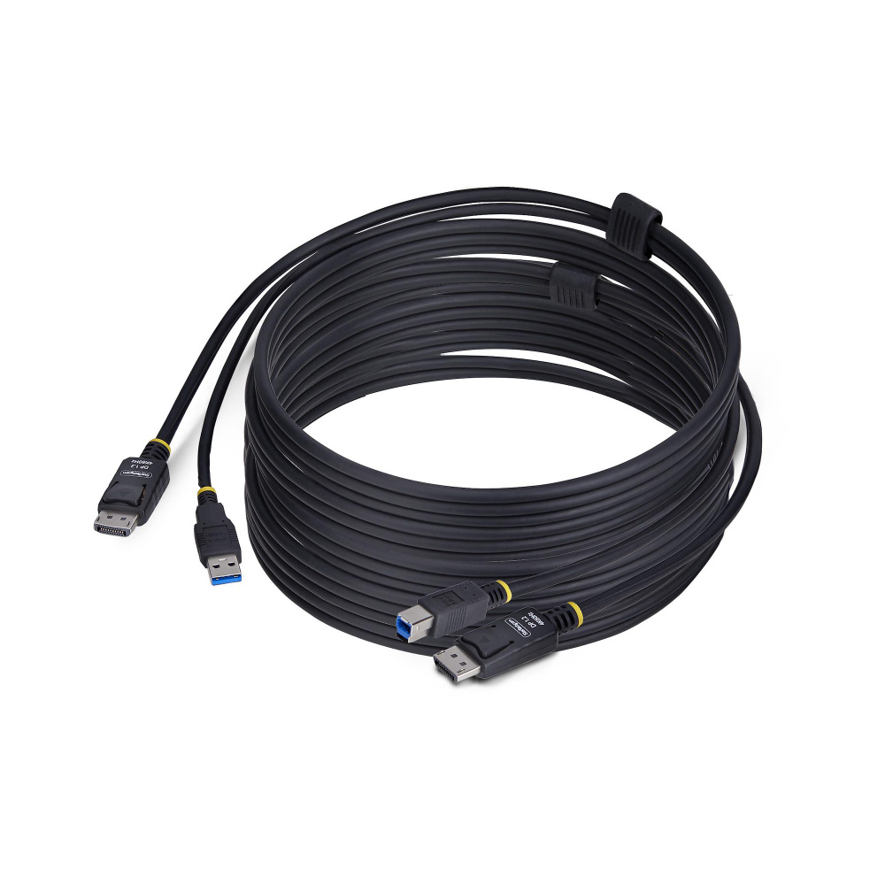 StarTech.com Cable KVM DU12210-KVM-CABLE, DisplayPort/USB-A Macho - DisplayPort/USB Macho, 3 Metros