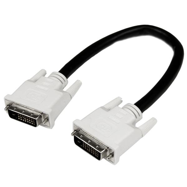 StarTech.com Cable para Monitor DVI-D Macho - DVI-D Macho, 30cm, Negro