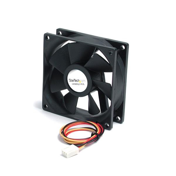 Ventilador StarTech.com FAN8X25TX3L, 80mm, 2000RPM, Negro 