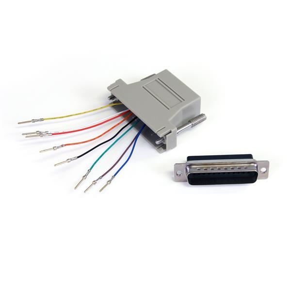StarTech.com Adaptador Serial DB-25 Macho - RJ-45 Hembra