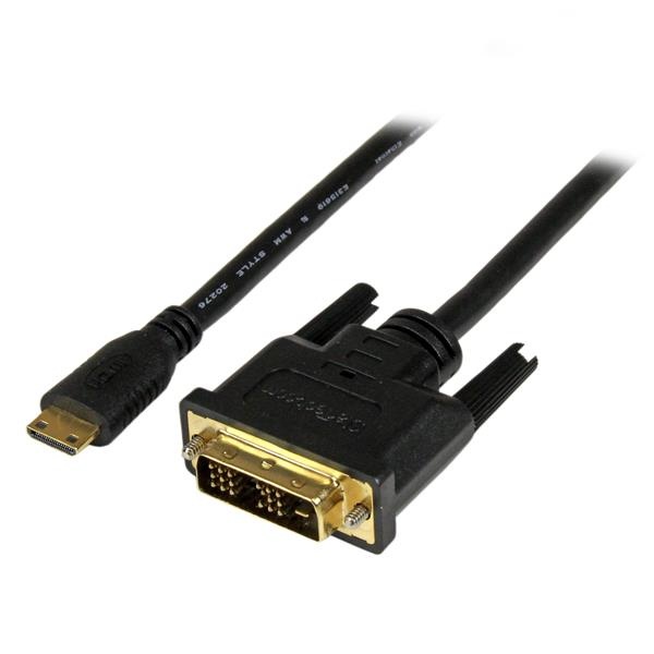 StarTech.com Cable Mini HDMI - DVI-D, 2 Metros, Negro