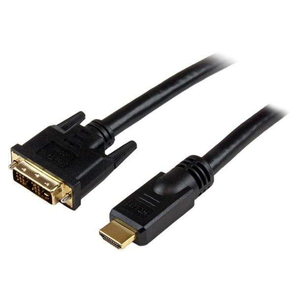 StarTech.com Cable HDMI Macho - DVI-D Macho, 7.6 Metros, Negro