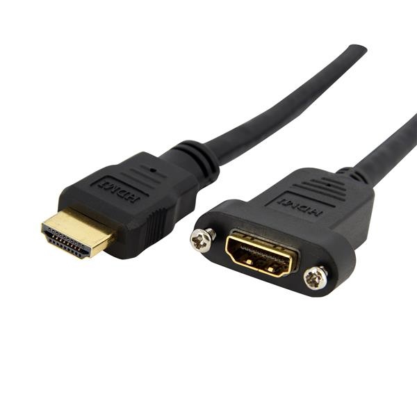 StarTech.com Cable HDMI 1.4 Macho - HDMI 1.4 Hembra, 4K, 30Hz, 91cm, Negro