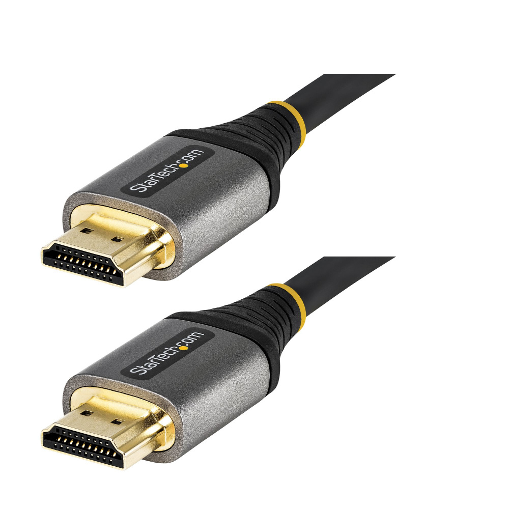 StarTech.com Cable HDMI A 2.1 Ultra Alta Velocidad Macho - HDMI A 2.1 Macho, 8K, 120Hz, 5 Metros, Gris/Negro