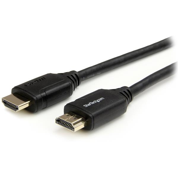 StarTech.com Cable HDMI Certificado Premium con Ethernet HDMI 2.0 Macho - HDMI 2.0 Macho, 4K, 60Hz, 2 Metros, Blanco