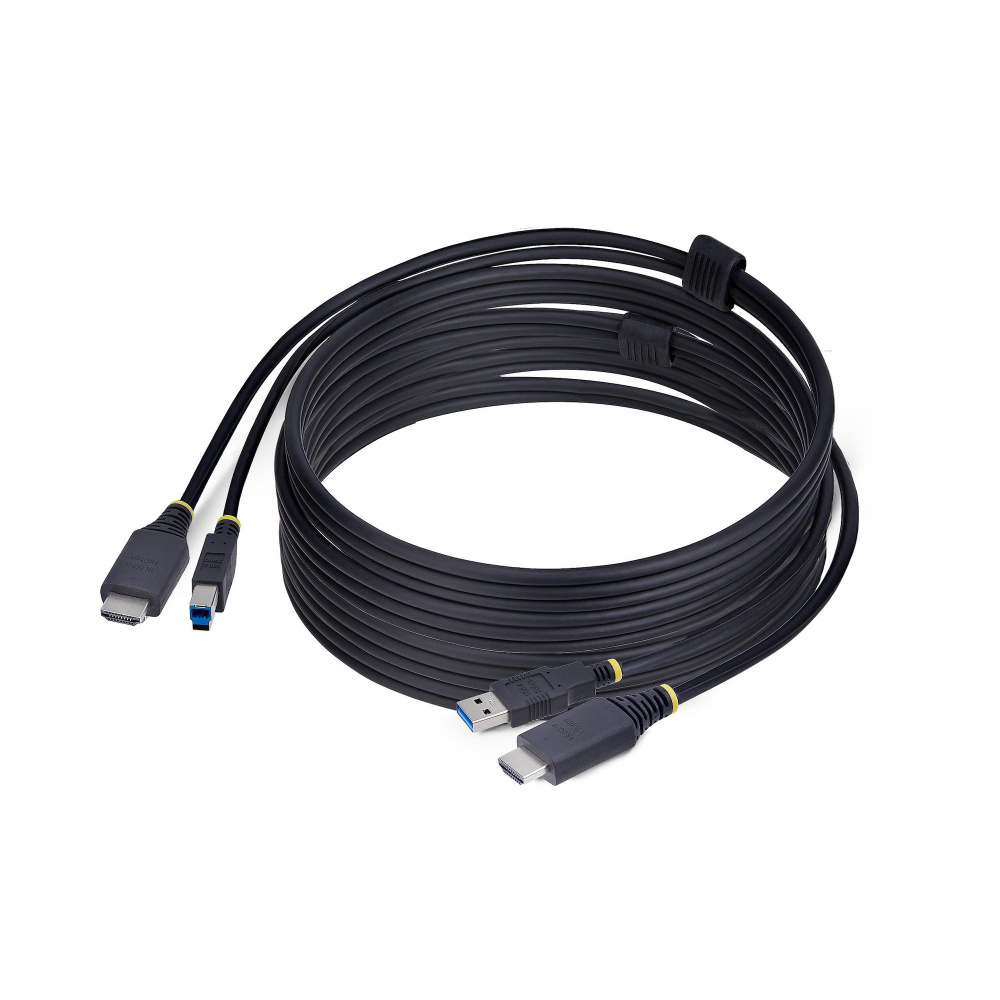 StarTech.com Cable KVM HU12210, HDMI/USB-A Macho - HDMI/USB-B Macho, 3 Metros