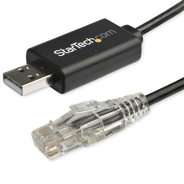 StarTech.com Cable RJ-45 Macho - USB Macho, 1.8 Metros, Negro