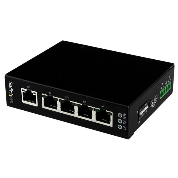 Switch StarTech.com Gigabit Ethernet IES51000, 5 Puertos 10/100/1000Mbps, 2 Gbit/s - Administrable