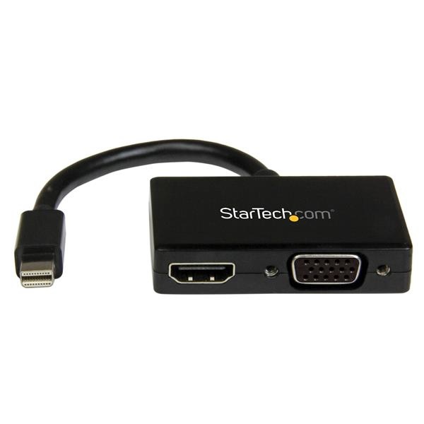 StarTech.com Adaptador Mini DisplayPort 1.2 - HDMI/VGA, 1080p, Negro