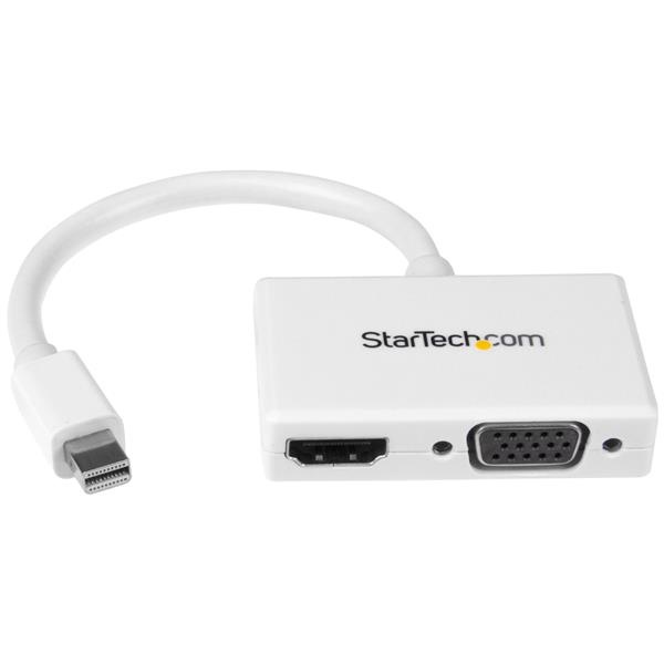 StarTech.com Adaptador Mini DisplayPort 1.2 - HDMI/VGA, 1080p, Blanco
