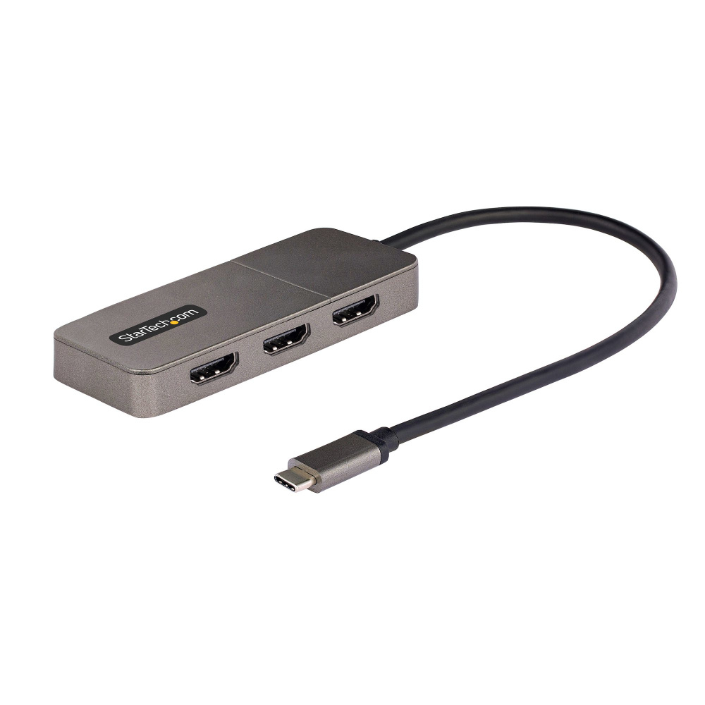 StarTech.com Divisor HDMI, 1 x USB-C Entrada, 3x HDMI Salida