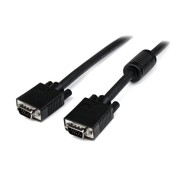 StarTech.com Cable Coaxial de Video VGA para Pantalla de Alta Resolución, 2x VGA (D-Sub) Macho, 10 Metros, Negro