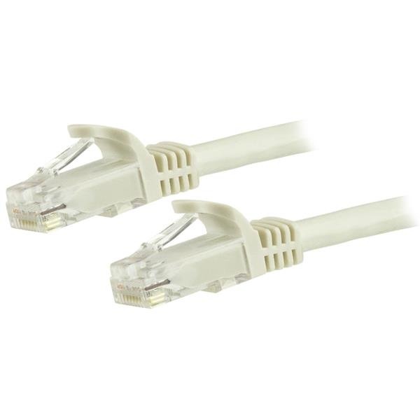 StarTech.com Cable Patch Cat6 UTP sin Enganches RJ-45 Macho - RJ-45 Macho, 3 Metros, Blanco