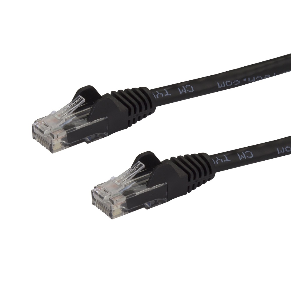 StarTech.com Cable Patch Cat6 U/FTP sin Enganches RJ-45 Macho - RJ-45 Hembra, 15cm, Negro