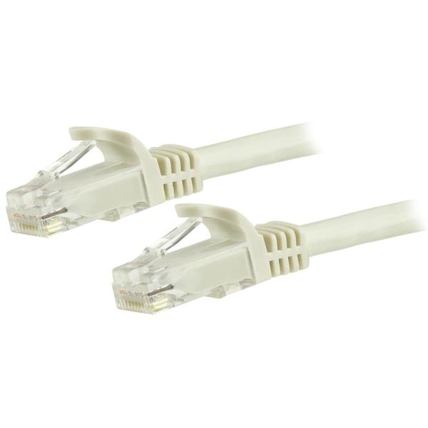StarTech.com Cable Patch Cat6 UTP sin Enganches RJ-45 Macho - RJ-45 Macho, 15cm, Blanco