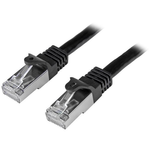 StarTech.com Cable Patch Cat6 S/FTP Blindado sin Enganches RJ-45 Macho - RJ-45 Macho, 3 Metros, Negro