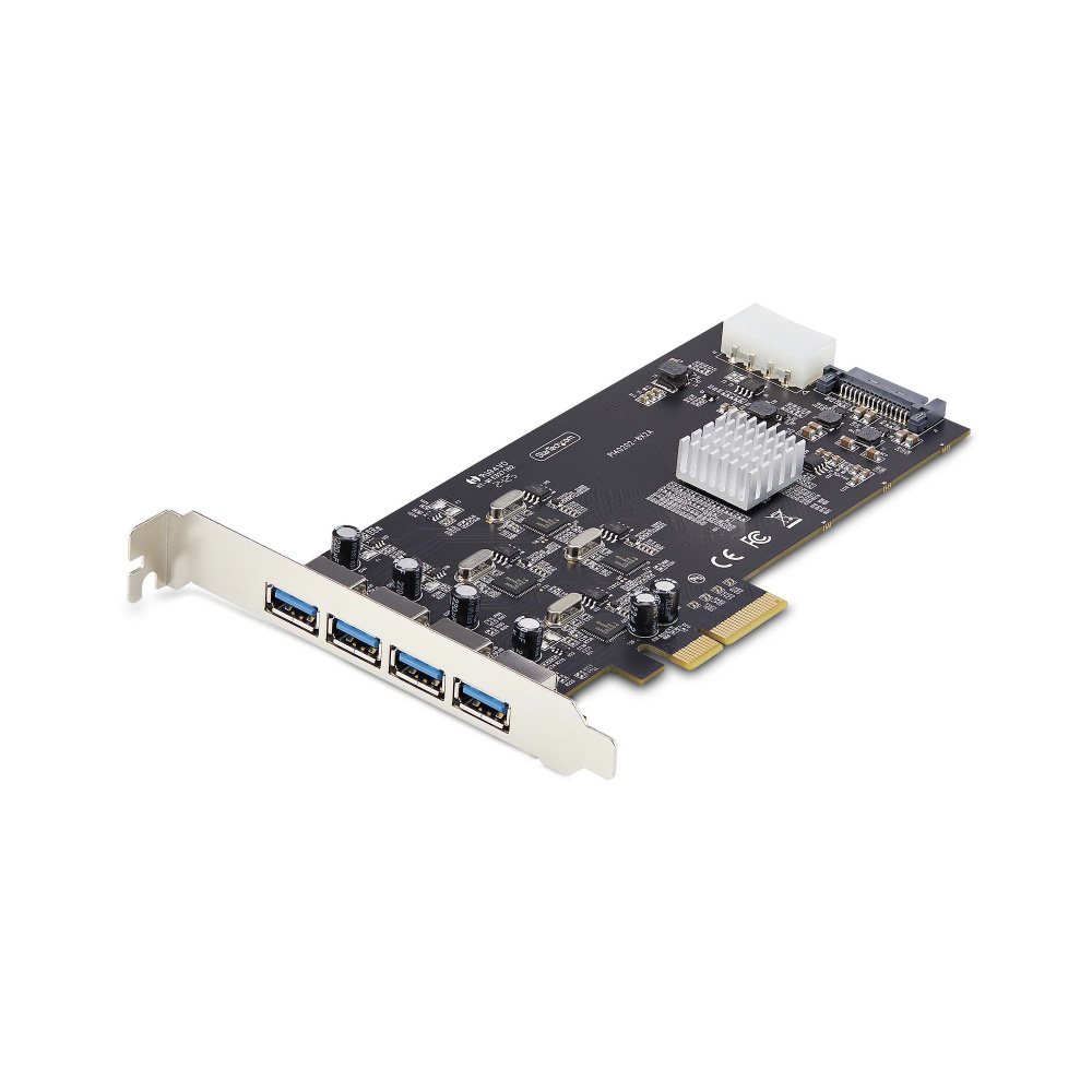 StarTech.com Tarjeta PCI Express de 4 Puertos USB 3.0, SATA, 5 Gbit/s