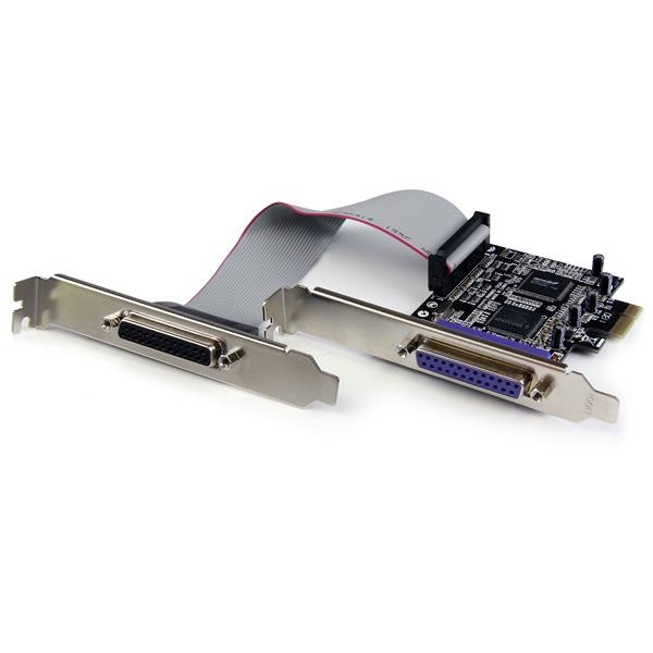 StarTech.com Tarjeta PCI Express PEX2PECP2, Alámbrico, 1.5Mbit/s, 2 Puertos Paralelos