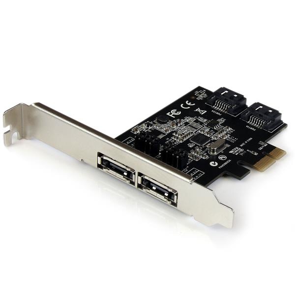 StarTech.com Tarjeta PCI Express PEXESAT322I, 6Gbit/s, 2 Puertos eSATA