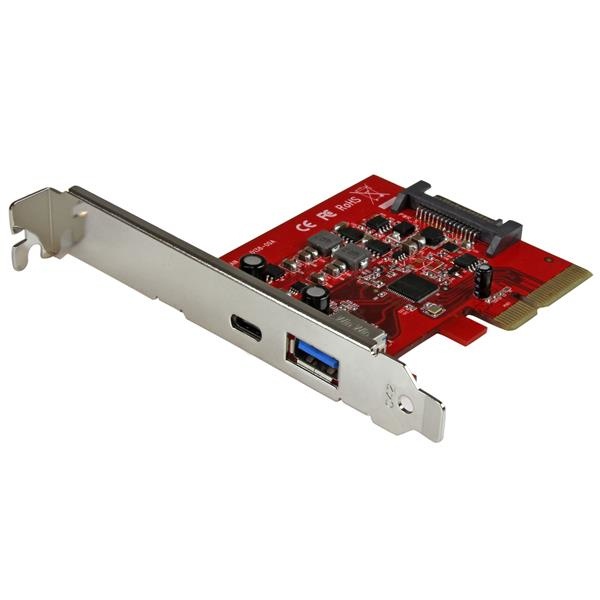 StarTech.com Tarjeta PCI Express de 2 Puertos USB 3.1 Gen2 1x USB-A 1x USB-C