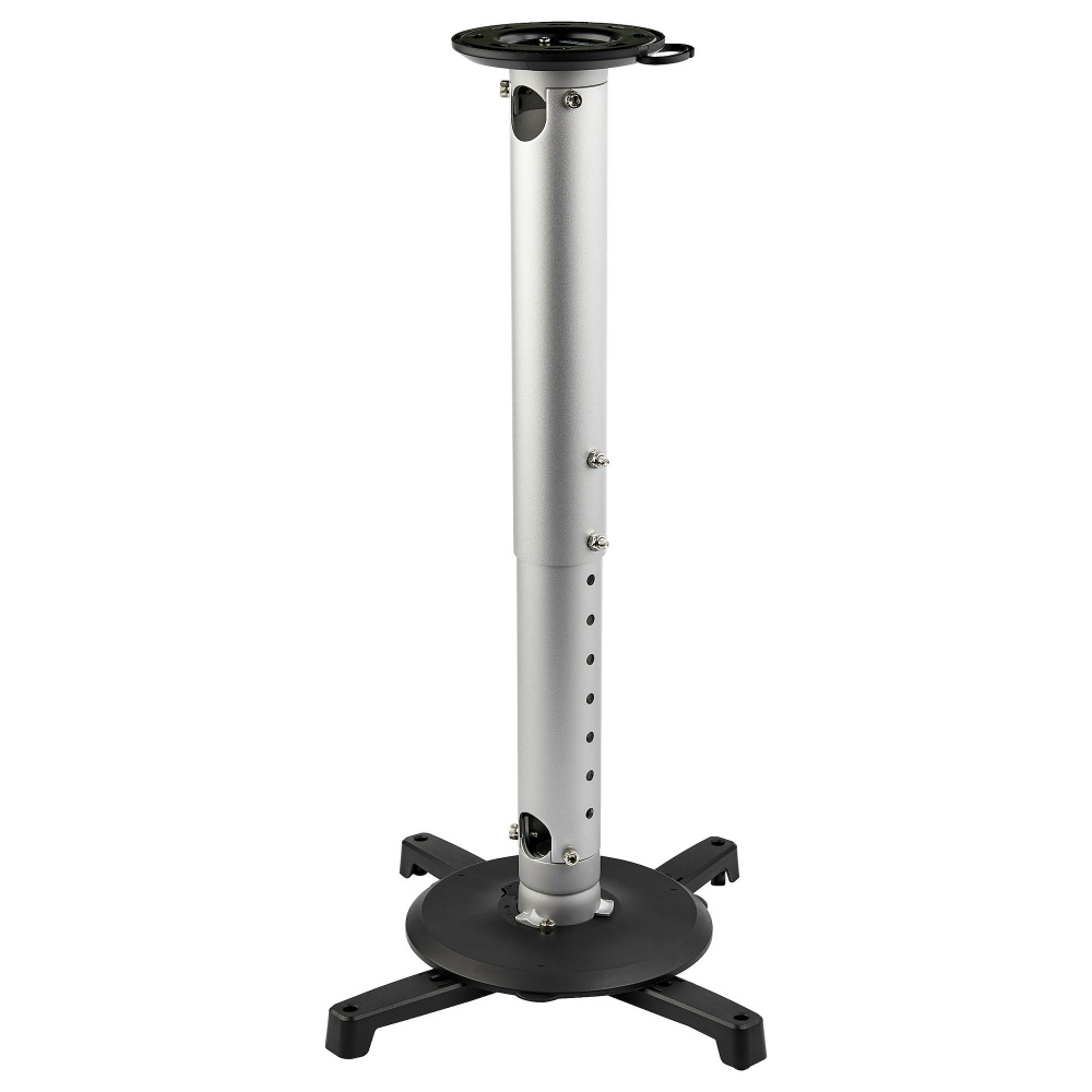 StarTech.com Soporte de Techo para Proyector PROJCEILMNT2, hasta 15kg, Plata