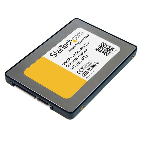 StarTech.com Caja Adaptadora SATA 2.5'', mini SSD mSATA - SSD SATA