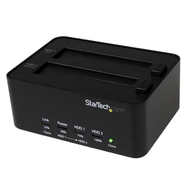 StarTech.com Estación de Conexión Duplicador USB 3.0 de Discos Duros, 2.5/3.5'', SATA