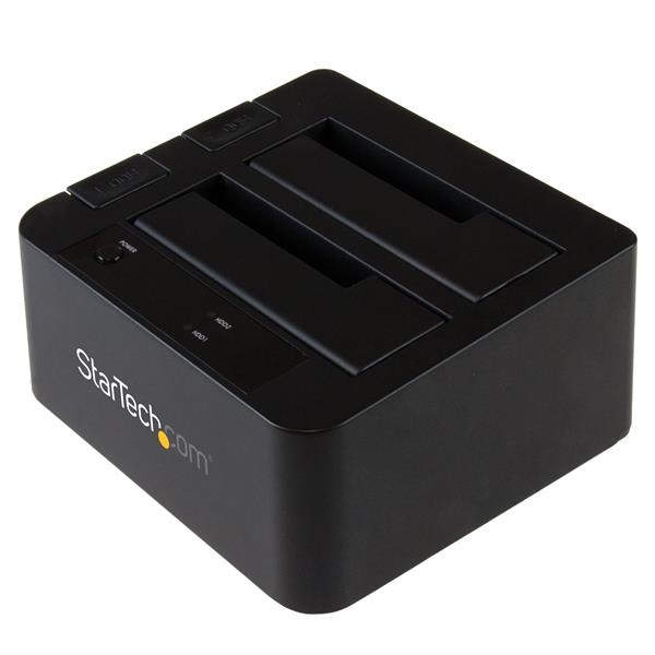 StarTech.com Docking Station USB 3.1 con UAS para 2 Discos Duros o SSD, 2.5''/3.5'', SATA