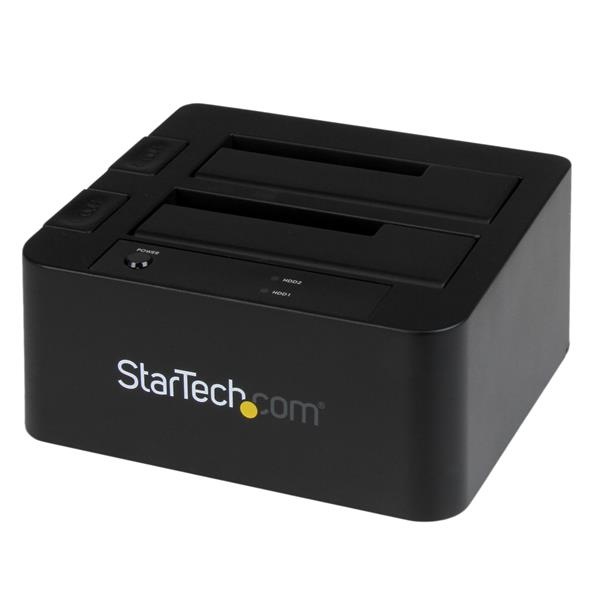 Startech.com Docking Station USB 3.0 y eSATA para 2 Discos Duros, 2.5''/3.5'', SATA