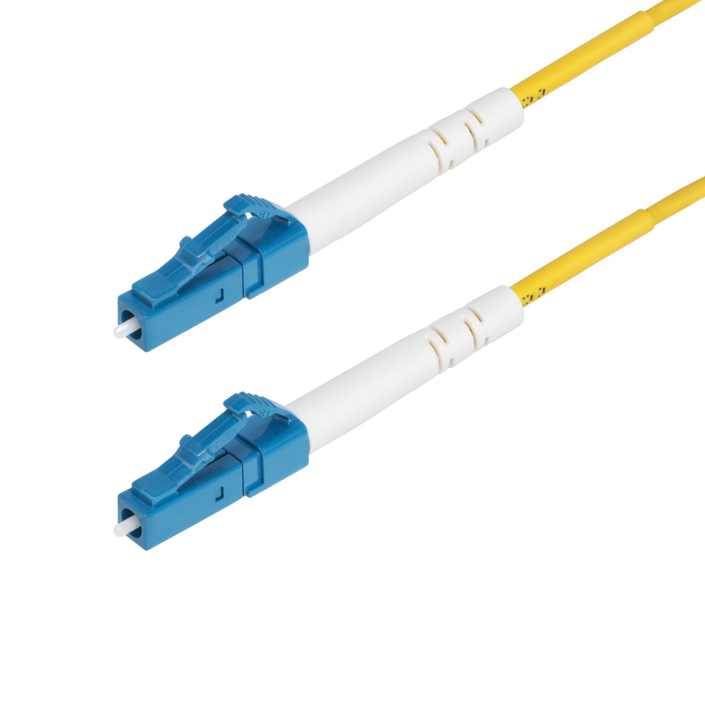 StarTech.com Cable Fibra Óptica Monomodo OS2 LC Macho - LC Macho, Núcleo 9µm, Cubierta 125µm, 10 Metros, Amarillo