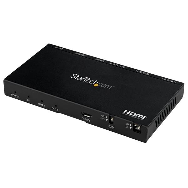 StarTech.com Divisor de Señal HDMI, 2 Puertos, Negro