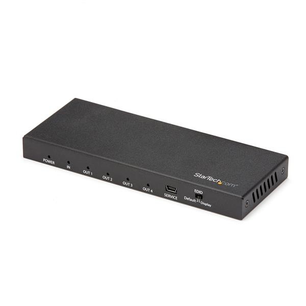 StarTech.com Video Splitter HDMI, 4 Puertos, Negro