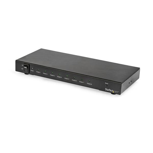 StarTech.com Divisor de Video HDMI, 8 Puertos, Negro