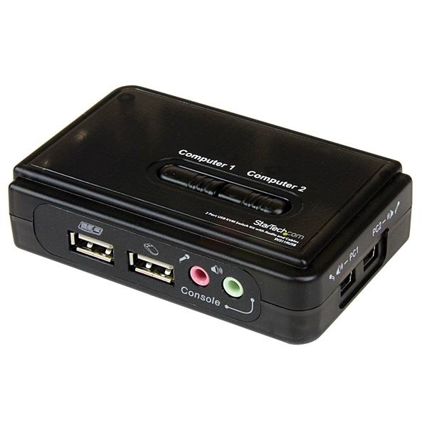 StarTech.com Switch KVM SV211KUSB, VGA, 2048x1536, hasta 2 Dispositivos