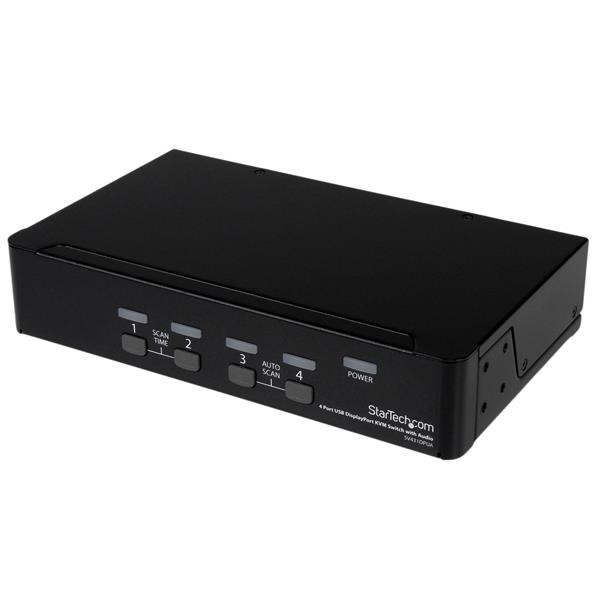 StarTech.com Switch KVM SV431DPUA, DisplayPort/USB, 4 Puertos