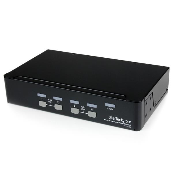 StarTech.com Switch KVM SV431USB, VGA, 1920x1440, hasta 4 Dispositivos
