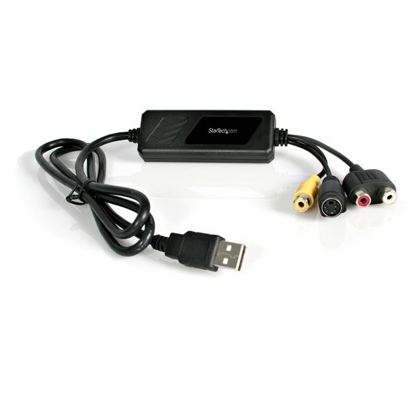 StarTech.com Cable USB A Macho - 2x S-Video/RCA Macho