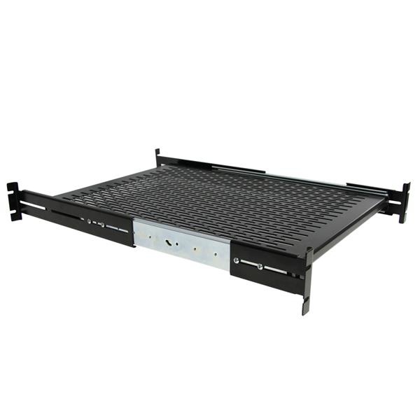 Startech.com Charola Deslizante Perforada Telescópica para Gabinete Rack 2U, max. 22.7KGs