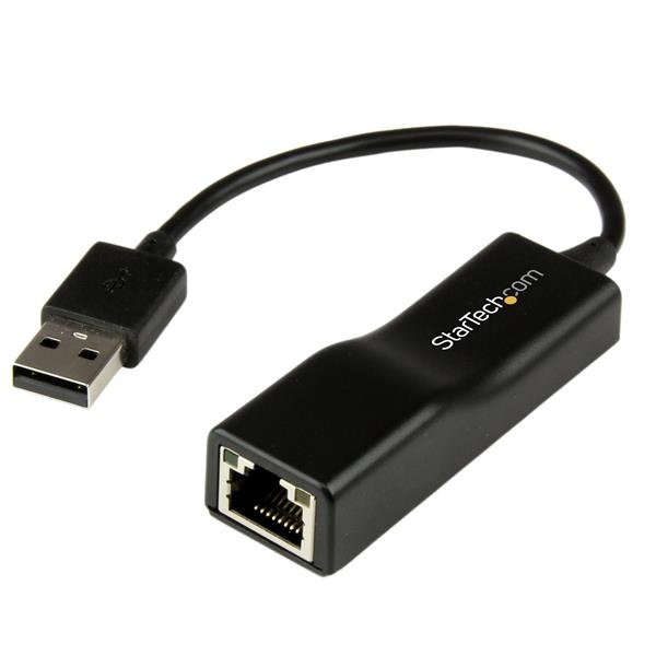 Startech.com Adaptador Externo USB 2.0 de Red Fast Ethernet 10/100 Mbps, 15cm