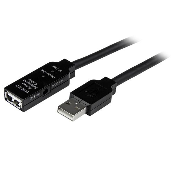 StarTech.com Cable USB-A Macho - USB-A Hembra, 15 Metros 