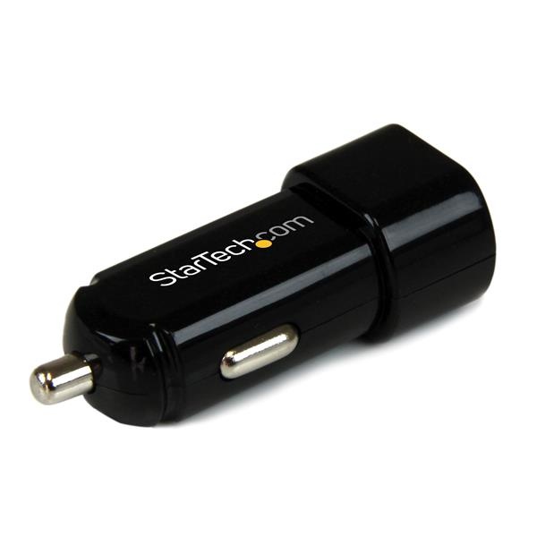 StarTech.com Cargador USB para Auto de 2 Puertos, 3.4A, Negro