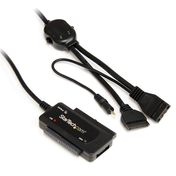 StarTech.com Adaptador Combo SATA IDE - USB 2.0 para Disco Duro y SSD