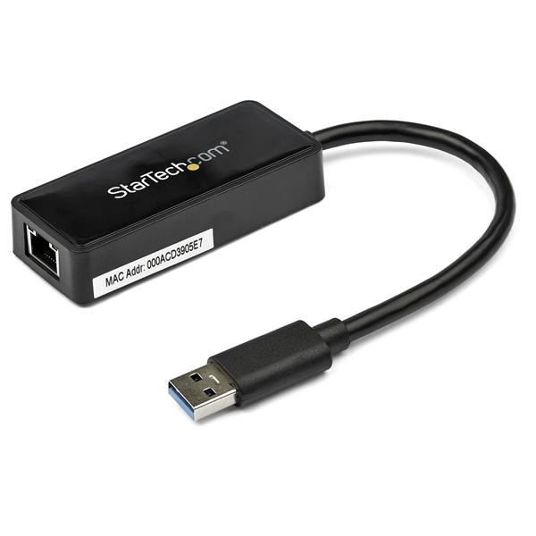 StarTech.com Tarjeta Ethernet Externa USB 3.0, Alámbrico, 1x RJ-45, Negro