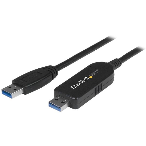 StarTech.com Cable de Transferencia de Datos USB 3.0 para Mac/PC, 1.8 Metros, Negro